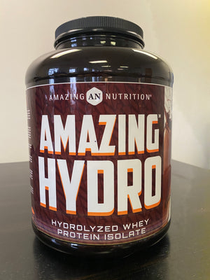 Amazing Nutrition Amazing Hydro - Hydrolyzed Whey Protein Isolate, 3 Lb Chocolate Flavor