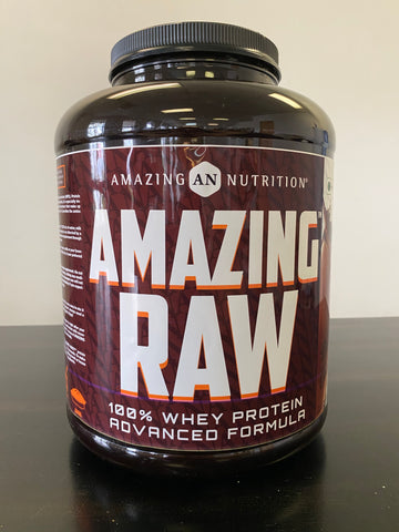 Image of Amazing Raw Whey Protein (Isolate & Concentrate) 5 Lb Chocolate Flavor