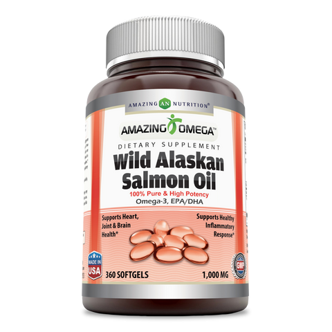 Omega 3 wild sales alaskan salmon oil 1000mg