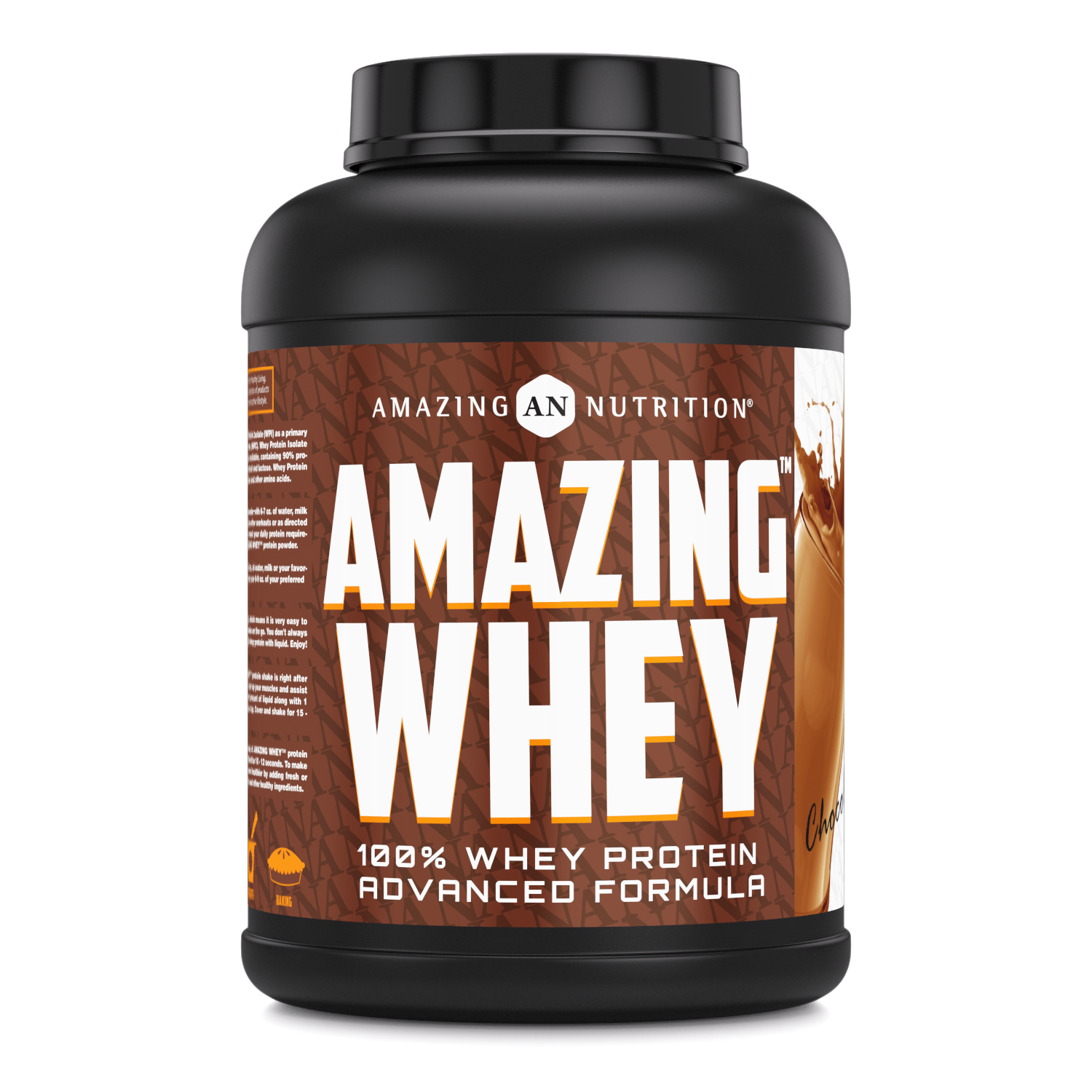 Amazing Whey Whey Protein Isolate & Concentrate  | 5 Lbs | Chocolate Flavor