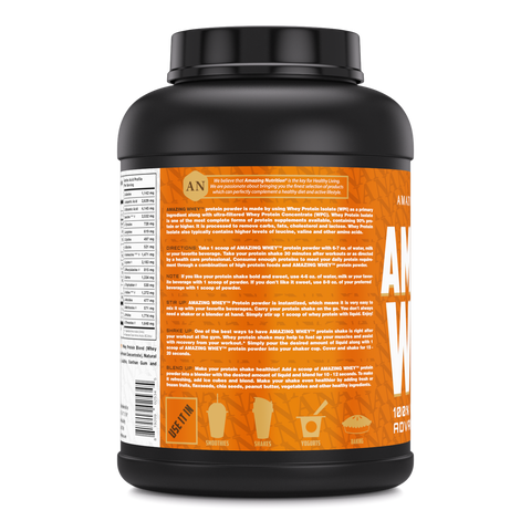 Image of Amazing Whey Whey Protein (Isolate & Concentrate) - 5 Lb, Peanut Butter Flavor