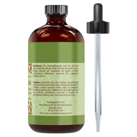 Image of Beauty Aura Eucalyptus Essential Oil | 4 Fl Oz | 118 Ml