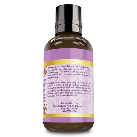 Beauty Aura Premium Collection Kashmir Lavender Essential Oil | 1 Fl Oz