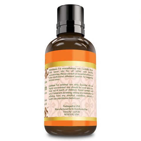 Beauty Aura Premium Collection- Ultra Pure Mandarin Essential Oil - 1 oz Bottle