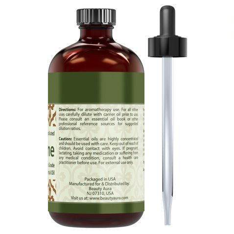 Beauty Aura Pine Oil | Therapeutic Grade Essential Oil | 4 Fl. Oz (118 ml)