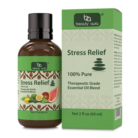 Image of Beauty Aura Stress Free Essential Oil Blend (2 Oz.)