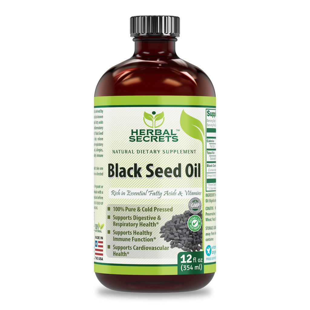 Herbal Secrets Black Seed Oil | 12 Oz