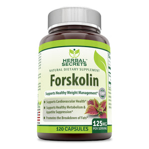 Herbal Secrets Forskolin | 125 Mg | 120 Capsules