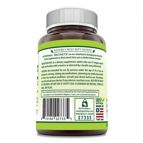Herbal Secrets Gotu Kola | 500 Mg | 120 Capsules