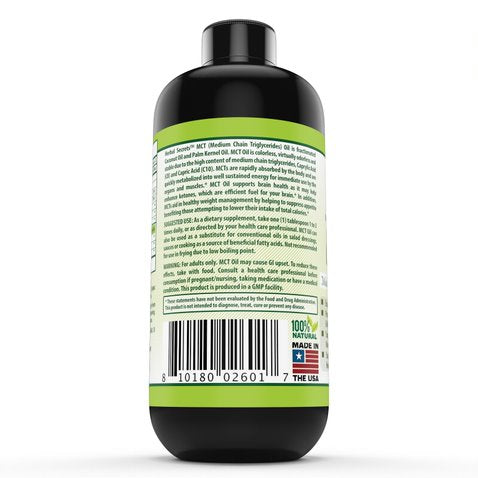 Herbal Secret 100% Pure MCT Oil, 16 Fl Oz
