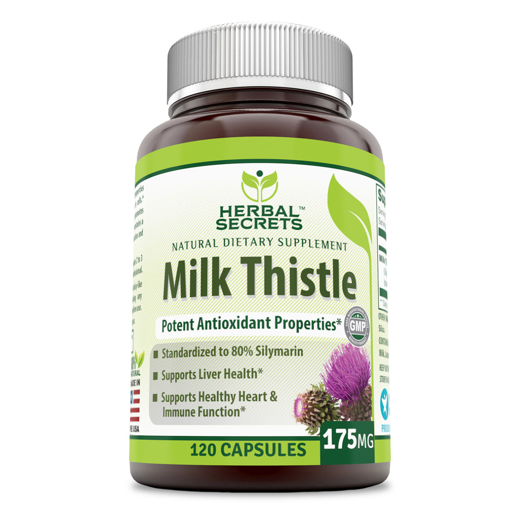 Herbal Secrets Milk Thistle 175 Mg 120 Capsules