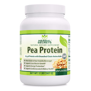 Herbal Secrets Pea Protein UnFlavored | 2 Lbs | 907 Gram