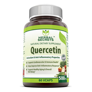 Herbal Secrets Quercetin | 500 Mg | 60 Veggie Capsules