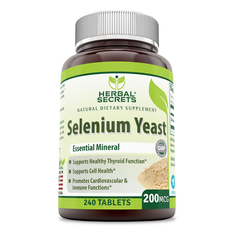 Image of Herbal Secrets Selenium | 200 Mcg | 240 Tablets