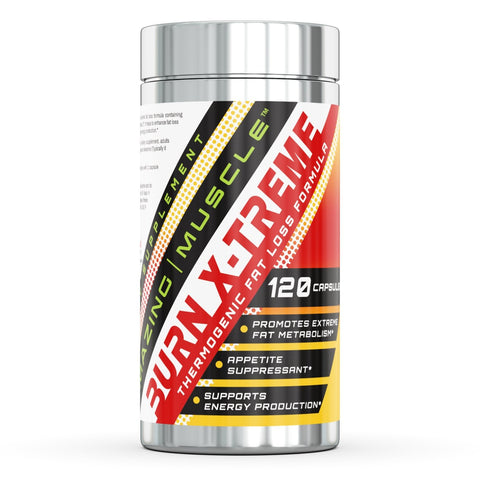 Image of Amazing Muscle Burn X-Treme Complete Thermogenic Formula - 120 Capsules - 30 Servings