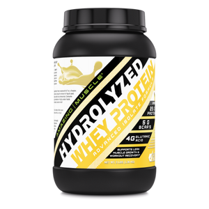 Amazing Muscle Hydrolyzed Whey Protein Isolate 3 Lbs Banana Flavor