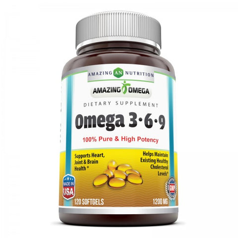Amazing Omega 3.6.9 1200 Mg 120 Softgels