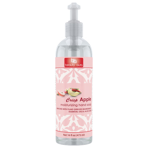 Image of Beauty Aura Crisp Apple Moisturizing Hand Soap - 16 fl oz (473 ml)
