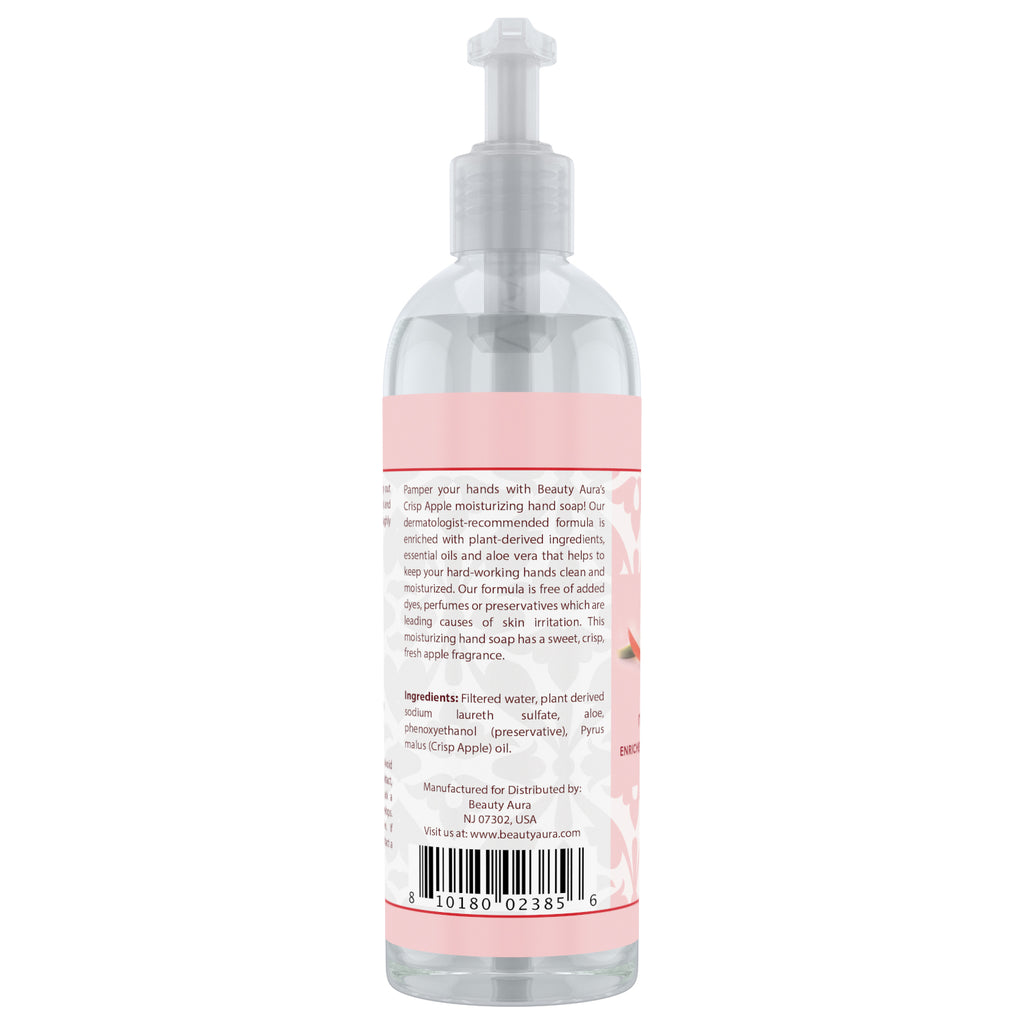 Beauty Aura Crisp Apple Moisturizing Hand Soap - 16 fl oz (473 ml)